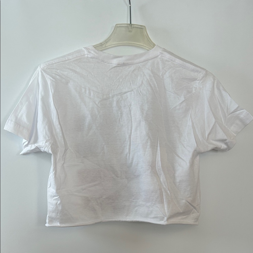 Bruce Springsteen White Cotton Graphic Women’s Crop Top - Small, NWOT - Picture 5 of 5